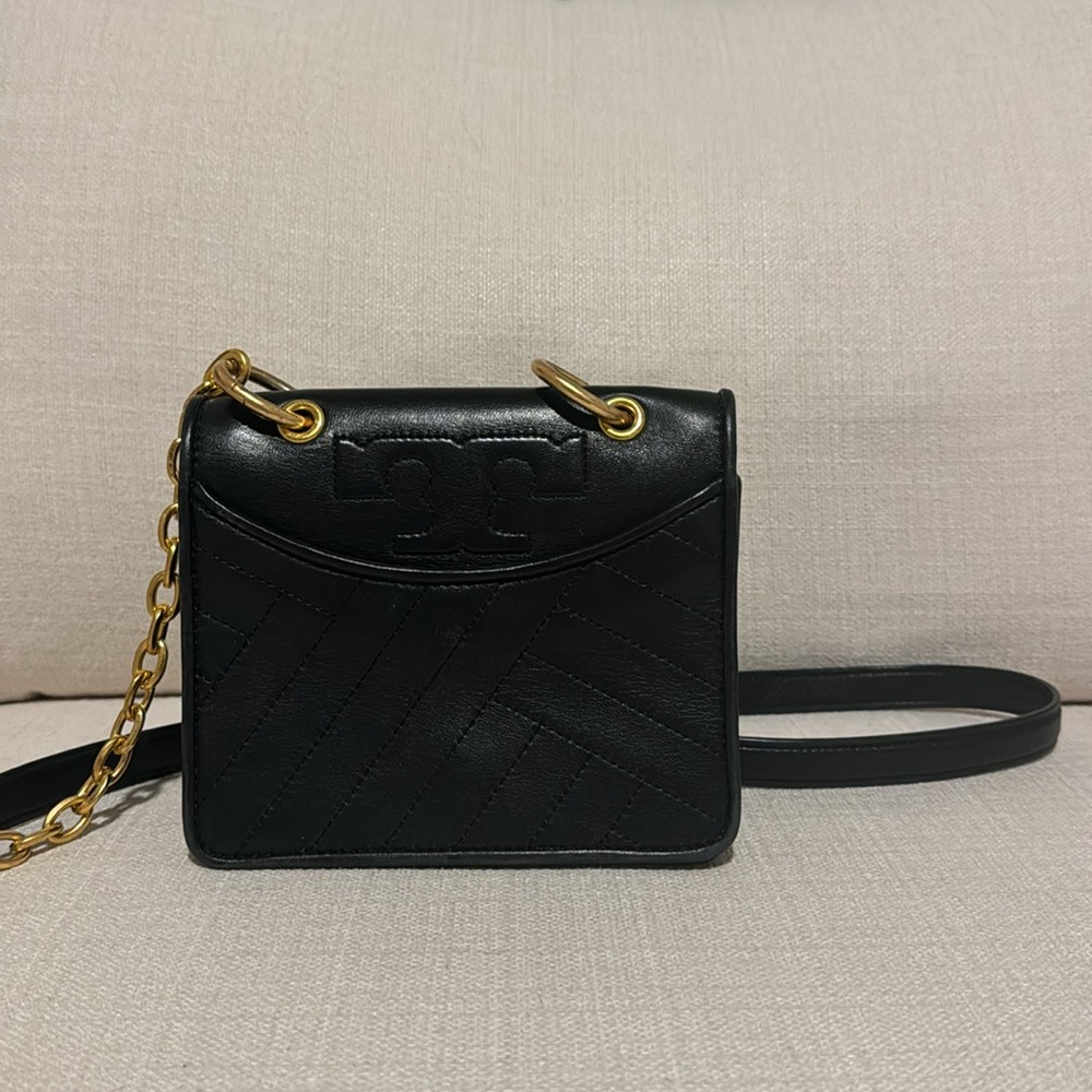 Tory Burch Black Leather Crossbody Bag